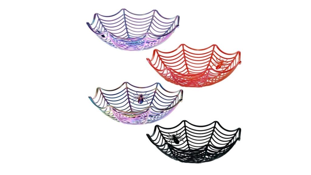 spider web treat basket