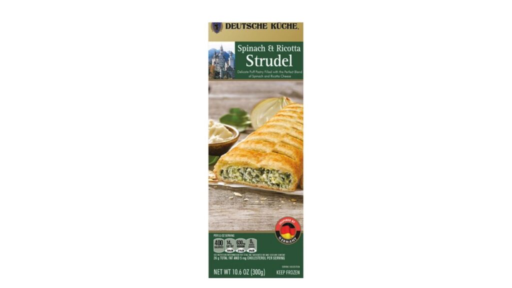 spinach and ricotta strudel