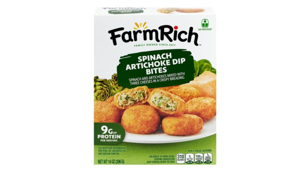 spinach artichoke dip bites