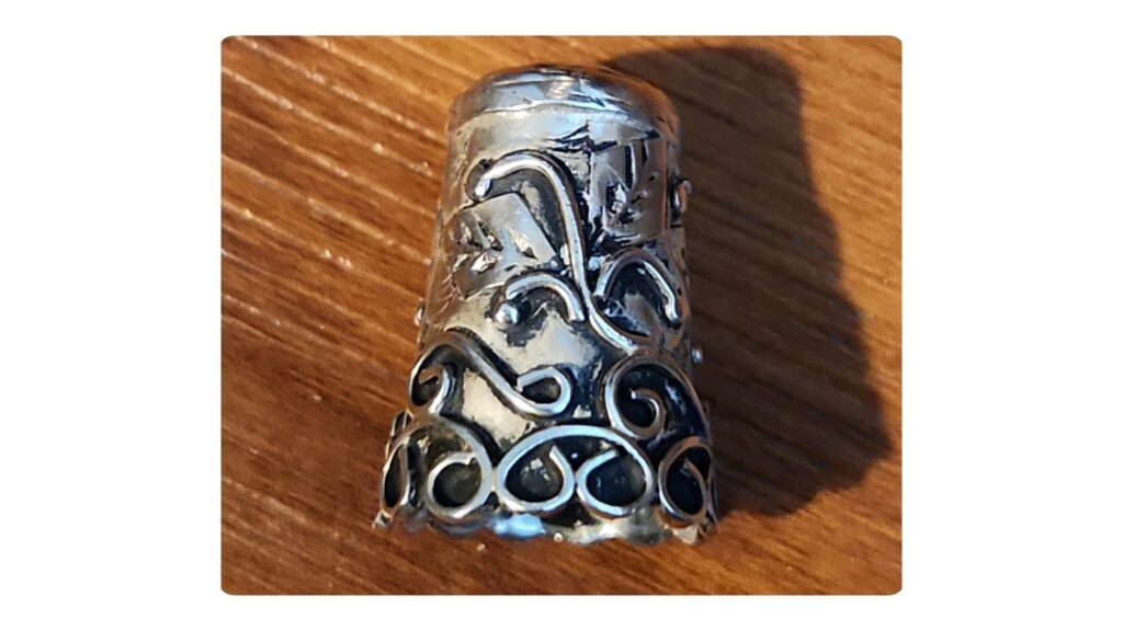 sterling silver thimble