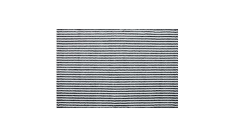 striped rug