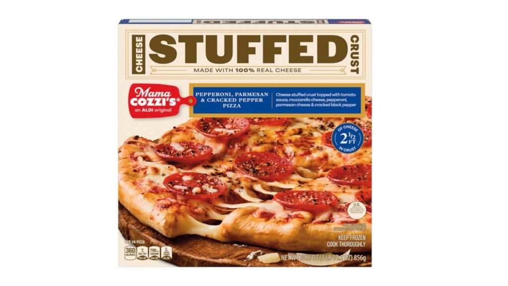 stuffed crust pizza