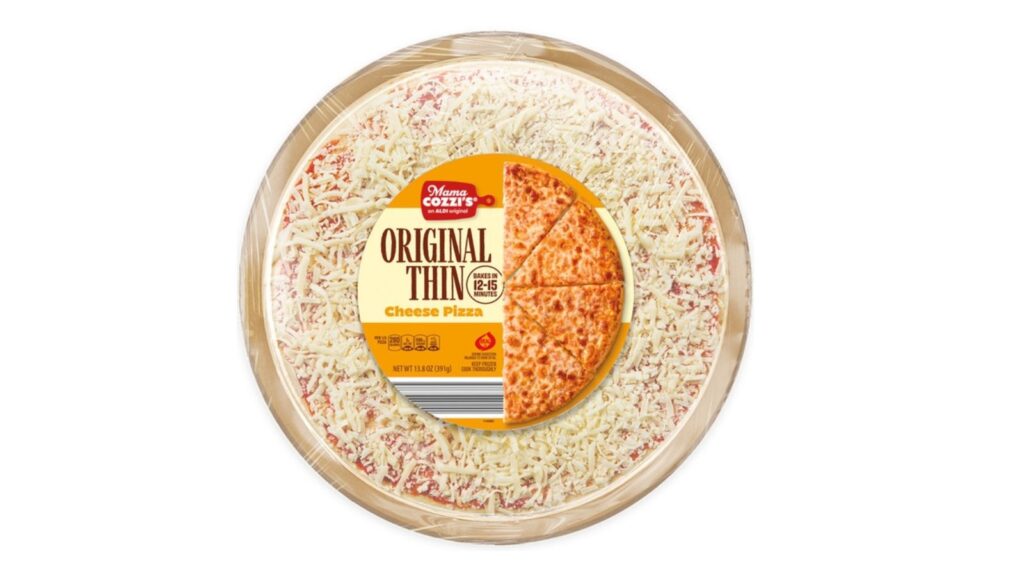 thin cheese pizza
