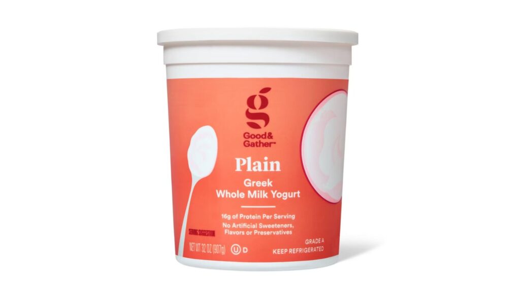 whole milk yoghurt