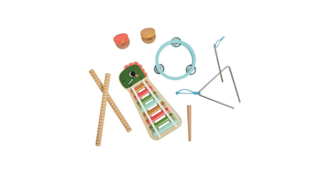wooden musician set